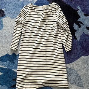Jcrew Striped Long Sleeve Dress